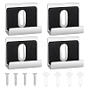 AHADERMAKER 2 Sets 304 Stainless Steel Wall Mounted Mirror Holders FIND-GA0003-52-1
