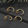 304 Stainless Steel Heart Hoop Nose Rings AJEW-A062-06G-1