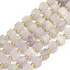 Natural Mauve Jade Beads Strands G-I376-D14-01-1