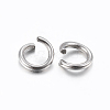 Tarnish Resistant 304 Stainless Steel Open Jump Rings LS-STAS-H437-4x0.8mm-2