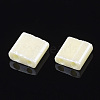 2-Hole Opaque Glass Seed Beads SEED-S023-07H-2