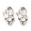 Brass Lobster Claw Clasps X-KK-R216-18A-P-1