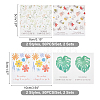 4 Bags 4 Styles Coated Paper Sealing Stickers DIY-GA0002-15-2