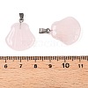 Natural Rose Quartz Pendants G-T138-208C-3