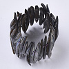 Freshwater Shell Beaded Stretch Bracelets BJEW-S278-004-3