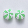 Handmade Polymer Clay Beads CLAY-R084-01J-1