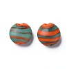 Handmade Frosted Lampwork Beads LAMP-H058-06-2