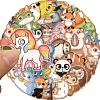 50Pcs PVC Waterproof Stickers PW-WG30853-01-3