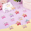 20Pcs Iron Enamel Snap Hair Clips PHAR-TADJ0001-08-6