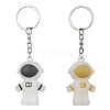 2Pcs 2 Colors Astronaut PVC Plastic Big Pendants Keychains KEYC-JKC00686-1