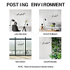 PVC Quotes Wall Sticker DIY-WH0200-099-4