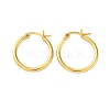 Brass Hoop Earrings for Women EJEW-I270-13A-G-4