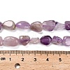 Natural Purple Rutilated Quartz Beads Strands G-P568-C08-01-5