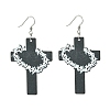 304 Stainless Steel Dangle Earrings EJEW-FS00009-1