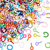 400Pcs Alloy Screw Eye Pin Peg Bails FIND-TA0007-89-3