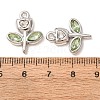 Alloy with Rhinestone Pendants AL-CBA7256-01P-01-2