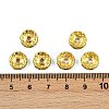 Brass Grade A Rhinestone Spacer Beads RSB039NF-10G-3