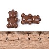 Spray Painted Alloy Pendants PALLOY-Q466-01A-3