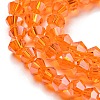 Transparent Electroplate Glass Beads Strands LS-EGLA-A039-T3mm-A11-3