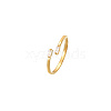 Golden Stainless Steel Cuff Ring MM8912-6-1