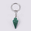 Synthetic Malachite Keychain KEYC-P041-A05-2