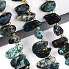 Natural Chrysocolla Beads Strands G-Z091-A46-1