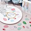 HOBBIESAY 100Pcs 10 Colors Baking Painted & Spray Painted Glass Pendants EGLA-HY0001-01-4