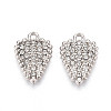 Alloy Rhinestone Pendants FIND-N008-05P-1