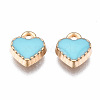 Alloy Enamel Charms ENAM-S121-164B-RS-2