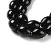 Natural Black Onyx Agate Beads Strands G-NH0019-C05-10-4