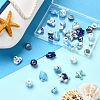 40Pcs 20 Styles Handmade Pearlized Porcelain Beads PORC-YW0001-13-5