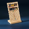 Rectangle L Shaped Bamboo Earring Necklace Display Stands PW-WG686AA-01-1