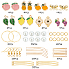 SUNNYCLUE DIY Fruit Dangle Earring Making Kit DIY-SC0018-99-2