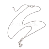304 Stainless Steel Pendant Necklaces for Women Men NJEW-JN05414-03-4