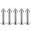 304 Stainless Steel Cone Threadless Labrets for Women Men WG9B6EB-05-1