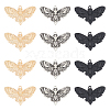 Unicraftale 30Pcs 3 Colors Alloy Pendants FIND-UN0001-85-1