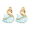 304 Stainless Steel Enamel Pendants STAS-G398-20G-03-1