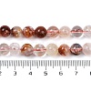 Natural Hematoid Quartz/Ferruginous Quartz Beads Strands G-U026-A09-8mm-5