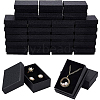 BENECREAT 30Pcs Texture Paper Necklace Gift Boxes OBOX-BC0001-09-1
