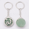 Natural Green Aventurine Keychain KEYC-P041-C016-2