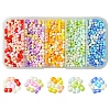 90G 5 Colors Opaque Baking Paint Glass Seed Beads SEED-YW0002-81-1