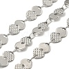 Ion Plating(IP) 304 Stainless Steel Heart Link Chain CHS-E031-02P-1