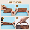 2Pcs PU Leather Luggage Handle Wrap Covers PURS-GL0001-06B-6