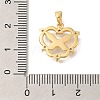 Brass Micro Pave Cubic Zirconia and Shell Pendants KK-K388-82G-3