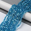 Transparent Glass Beads Strands EGLA-A044-T6mm-MB27-2