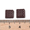 Luminous Resin Imitation Chocolate Decoden Cabochons RESI-K036-28A-02-5