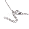 Crystal Stone Cage Pendant Necklaces NJEW-JN04756-02-4