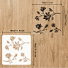 PET Hollow Out Drawing Painting Stencils DIY-WH0391-0025-2