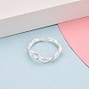 925 Sterling Silver Open Cuff Rings for Women STER-N016-150S-3
