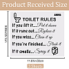 Removable PVC Self Adhesive Toilet Stickers DIY-WH0491-33A-2